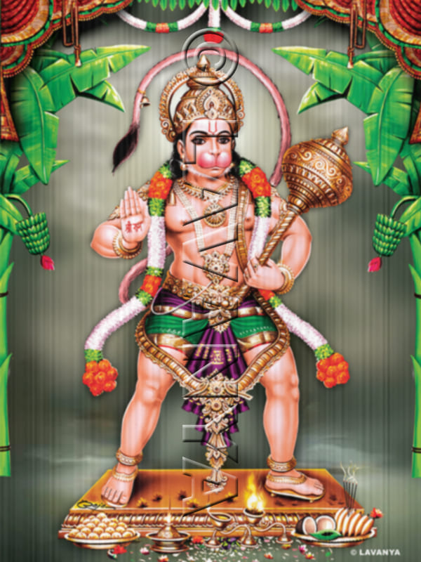 Abaya Hanuman Sky BG