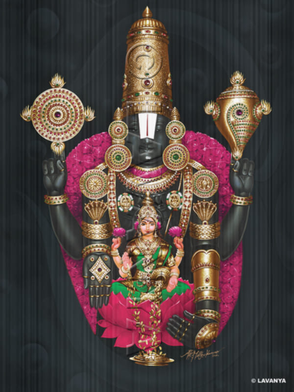 Malabalaji With Green Saree Lakshmi